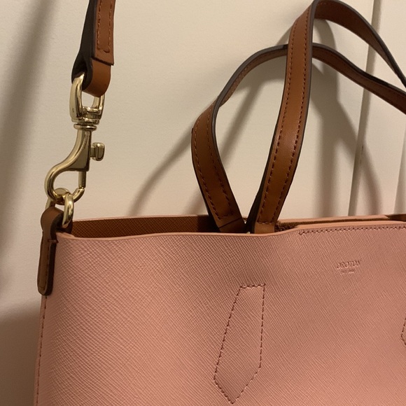 Oroton Mini Tote Bag in light pink - Picture 4 of 17